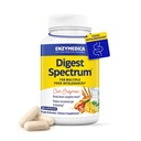 Enzymedica Digest Spectrum, Advanced Digestive Enzymes for Women and Men, Supports Digestion and Multiple Food Intolerances, Fast-Acting Formula for Gas and Bloating Relief, 120 קפסולות FFP