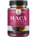אורגני Maca Root כמוסות עבור נשים - מזון צמחי תוספת עם תערובת נשית Enhancing של Red Yellow & Black Maca Root - Non-GMO מוסמך טבעוני ו Gluten-Free עם No מלאכותי - 60ct