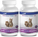 Vitamins for Cats Immune System - Ultra Vitamins for Cats - Healthy Minerals and Vitamins Formula - Chews - cat Calcium Supplement - 2 Bottles (180 Treats)