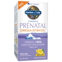 גן החיים טרום לידתי DHA אומגה 3 שמן דגים - Minami Natural Prenatal, לימון, 60 Softgels