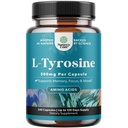 טופס חינם L Tyrosine 1000 מ"ג פרי שירות - גבוה עוצמה L-Tyrosine תוסף עבור אנרגיה ו Focus תמיכה - Amino Acid Nootropic תוספת עבור Focus תשומת לב וקוגניציה - 240 הרוזן