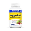 Enzymedica, VeggieGest, Digestive Enzymes, תומך Occasional Gas & Bloating הקלה מ-High סיבים meals, עבור דיאטות טבעוניות וצמחוניות, Enzyme בלגן עבור בריאות העיכול, 90 הרוזן ספירה
