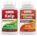 תוסף Kelp 150 Mcg & Potassium Citrate 99mg