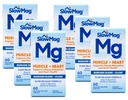 Slow-Mag Slow-Mag Magnesium Chloride עם Calcium, 60 טבליות Pack של 6