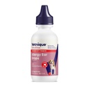 Vetnique Oticblis Medicated Cat & Dogאוזן ניקוי טיפות - טיפול בדלקת אוזניים עם 1% hydrocortisone כדי Soothe Itching, Redness & Swelling - Vet המומלצת