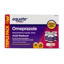 Equate - Omeprazole Magnesium 20.6 מ"ג, Acid hydror, נדחה, 42 קפסולות (Pack of 2)