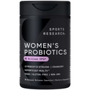מחקר ספורט ® Women's Probiotics with Prebiotics, 65 מיליארד CFU - קפסולות טבעוניות לתמיכה בבריאות וחשיפה עיכולית, פרוביוטיקה לנשים עם Cranberry - Non-GMO מאומת וגלוטן חינם - 30 הרוזן