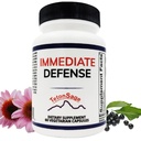 תמיכה מיידית להגנה עצמית - Zinc, Black Elderberry, Echinacea, ויטמין A & C עם B12, | Powerful Immunity Booster for Adults