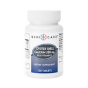 Gericare Oyster Shell Calcium 250 מ"ג, ויטמין D 125IU Tablet, תוסף תזונה לבריאות העצם, 100 הרוזן (Pack of 1)