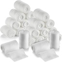 MEDca Gauze Bandage Rolls - 24 Pack, 2-Inch, 4.1 Yards Per Roll, כיתה רפואית Gauze Bandage עבור Wound Dressing and First Aid Kit