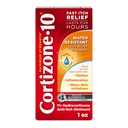 קורטיזון 10 כוח מקסימלי מים Resistant Itch הקלה Ointment, 1% הידרוקורטיזון, Fast-Acting, Anti-Itch Cream for Bag Bites, Rash, Eczema, Psoriasis, הרעל Ivy, Oak, Sumac & More, 1 oz