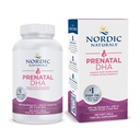 Nordic Naturals Prenatal DHA, Unflavored - 180 Soft Gels - 830 מ"ג אומגה 3 + 400 IU ויטמין D3 - תומך בפיתוח המוח אצל תינוקות במהלך הריון ו- Lactation - Non-GMO - 90 משרתים