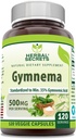 Herbal Secrets Gymnema תוסף | 500 Mg Per לשרת | 120 Veggie קפסולות | Non-GMO | Get Free | Made in USA