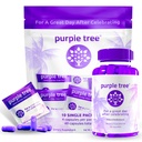 עץ סגול Post-Celebration Wellnessבק + Packet Kit Combo, Liver Support, Rapidhydrtion, Body Replenisher | Dihydromyricetin DHM, Milk Thistle, Electrolytes, ויטמין B, Willow Bark, Quercetiner
