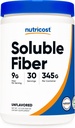 מזון זול Soluble סיבים (Unflavored) 30 משרתים - טבעוני, non-GMO, Gluten חינם