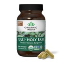 OrganIC INDIA Tulsi Holy בזיל קפסולות - תמצית בזיל הקדוש - תוספת של בזיל עלון הקדוש, תוסף צמחי, Immune Support, Stress Relief, Vegan, Gluten-Free, Organic, non-GMO - 90 קפסולות