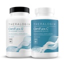 Theralogix OptiFlex Complete - 90 יום אספקה - Glucosamine & Chondroitin תוסף - תמיכה פונקציונליות משותפת בריאה - תוספים משותפים לנשים וגברים - NSF מוסמך - 180 Caps & 180 Tabs