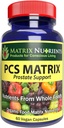PCS Matrix - נמוך יותר PSA רמות עבור בריאות Prostate - 100% מרכיבים טבעיים: Saw Palmetto, רבדוזיה, Scute, Plantago Focium, Chrysantaomum, Ganoderma, Lotus Seed - קפסולות טבעוניות (60ct)