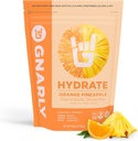 Gnarly Nutrition hydrote אלקטרוליט אבקה - Orange Pineapple תרגיל hydrotion משקה Mix - NSF ספורט מוסמך - פתרון אלקטרוליטי, ביצועים ושיקום - כתום Pineapple, 14.10 oz