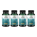 Swanson NAC - N-Acetyl Cysteine - תוספת של 600 מ"ג 100 קפסולות (4 Pack)