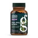 גאיה Herbs שיער, Skin & Nails - תוספת לתמיכה עור בריא, שיער וניק בריאות * - Astaxanthin, Horsetail, Gotu Kola & Burdock - 60 טבעוני נוזלי Phyto-Capsules (30 משרתים)