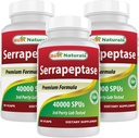 Best Naturals Serrapeptase 40000 SPUs 90 Vcaps