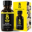 Beard Club - Beard growth Serum with Natural Castor, קוקוס ו-Aocado כדי לגדל ת'יקר, Fuller Beard, Fill in Patches ו-Stimulate Healthier שיער הפנים צמיחת שיער הפנים