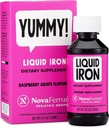 נובהFerrum Yummy | Pediatric Drops נוזל ברזל תוספת לתינוקות ופעוטות | ברזל נוזלי לילדים | 15 מ"ג של Iron Per 1mL Dose | Ages 4 & Under | Gluten Free Certified
