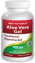Best Naturals Aloe Vera Gel 5000 מ"ג 250 Softgels