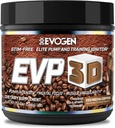 Evogen EVP 3D - Stim Free Pre Workout אבקת עבור גברים ונשים | סוכר ללא Stim Preworkout עם Beta Alanine ו Creatine עבור אנרגיה & משאבה | Iced Mocha קפה