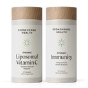 Stonehenge בריאות דינמי Liposomal ויטמין C + דינמי Immunity Bundle תוספי כדי לתמוך במערכת החיסון, Collagen Synthesis, and Brain Health Health