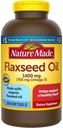 הטבע עשה שמן אורגני Flaxseed 1000 מ"ג אומגה 3 700 מ"ג 300 Softgels