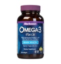 BlueBonnet Nutrition אומגה 3 המוח פורמולה טבעית Wild תפסה את Triglyceride טופס DHA 1000 מ"ג EPA 210 מ"ג, גבוה ריכוז בריאות קוגניטיבית ותמיכה בריאות ובריאות, Gluten-Free Softgel, צהוב / קליר, לימון, 120 הרוזן