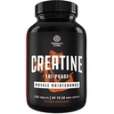 Natures Craft High Power Tri Phase Creatine Tablets for Women & Men - פורמולה בלנדרה של Creatine Monohydrate, 300 מ"ג HCL & Pyruvate תוסף - תוספת מסת שריר ושיקום - 240 טבליות