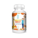 Actif High Boost Mega Support for High growth with 10+ Factors, תוסף גבוה לילדים ובני נוער, 60 מסטיקנים, סטרוברי פלמור, Get Tall Fast Formula