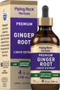 Piping Rock ג'ינג'ר Root Extracts | 4 fl oz | Premium Tincture Drops | תוסף מוסמך