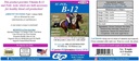 SU-PER B-12 Energy Horse תוספת - Equine ויטמינים B-12 & B-9 Folic Acid אבקת תמיכה - 12.5 פאונד, 6 חודשים אספקת מזון