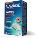 Navage SaltPod w/Alkalol 30 Pack (30 SaltPods) Salt Pod Refills רק - עיצוב בלעדי מערכת השקיה Nasal - Sinus Rinse ו Alkalol Pods for Fast & Soothing הקלה