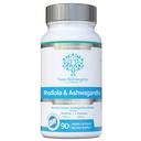 Rhodiola & Ashwagandha עם L-theanine - פרס זכייה Ashwagandha KSM-66 600 מ"ג ו 1500 מ"ג Rhodiola (3% Rosavins - 1% Salidrosides) שלמות שורש שווה ערך לתוגן קובו-גן. אין ממלאים מלאכותיים