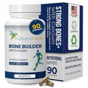 Nature's Nectar Bone & Joint Supplements for Men & Women - תומך בבריאות העצם, כוח וצמיחה עם Calcium, ויטמין D, Magnesium & Strontium - פורמולה בונה העצם עבור אבסורציה מקסימלית - 90 Caps Caps Caps Caps עם Calcium, ויטמין D, Magnesium & Strontium