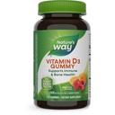 דרכו של הטבע ויטמין D3 חניכיים, תומך Immune ועצם בריאות*, 2000 IU (50 mcg) עבור משרת 2-gummy, ויטמין D3 2000IU לכל 2 מסטיקנים, פירות מעורבים בשפע, 120 הרוזן ספירה