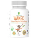 Waked Endurance, Energy and Stamina תומך 30 קפסולות אורגניות קפה ירוק bean Extract, Guarana Seed Extractd Extract, Green Tea Extract, Ashwagandha Root Extract, ו Black Pepper לחלץ כמו BioPerine