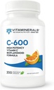 ויטמין C-600® Antioxidant Support 600 מ"ג ויטמין C, עם bioflavanoids - 200 Veggie Caps