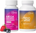 Microbiome Labs Kids & Pet Probiotic Bundle - MegaSporeBiotic לילדים + FidoSpore Spore מבוסס פרוביוטיקה לכלבים וחתולים