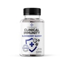 Life Seasons Clinical Immunity - Elderberry Gummies - תומך במערכת חיסונית בריאה - 25 Elderberries Per Gummy - Maltodextrin-Free - ויטמין C, ויטמין D3, Zinc & Elderberry לחלץ - 75 חניכיים