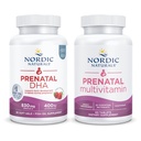 Nordic Naturals Prenatal Starter Pack - Prenatal DHA ו-Prenatal Multivitamin Tablet