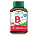 ג'יימיסון ויטמין B12 Methyhydrobalamin Fast Disshoot Sublingual Tablets, 1,000 mcg, 100 טבליות sublingual