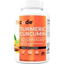 קידוד Turmeric Curcumin עם 95% Curcuminoids, כוח גבוה, non-GMO, Gluten חינם, 1500 מ"ג של Ultra-Pure Turmeric Curcumin עם bioPerine עבור הגדלת Absorption, 30 משרת Veggie קפסולות