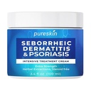 Sborrheic Dermatitis Psoriasis Cream: Antifungal Treatment - Herbal Infused - הקלה עבור Flaking Irritated Scalp Skin - סטרואידים חינם אחרון תוצאות 3.4 Oz Oz