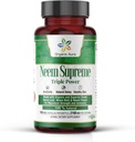 Aura Neem העליון קפסולות. 150 קפסולות Veg תרכובת משולשת - Max Power Pure High-Potency Azadirachta Indica כמוסות. Antioxidant טבעי, Skin Health, תמיכה בתחמושת.